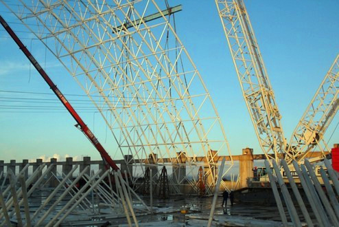 个旧大门网架工程